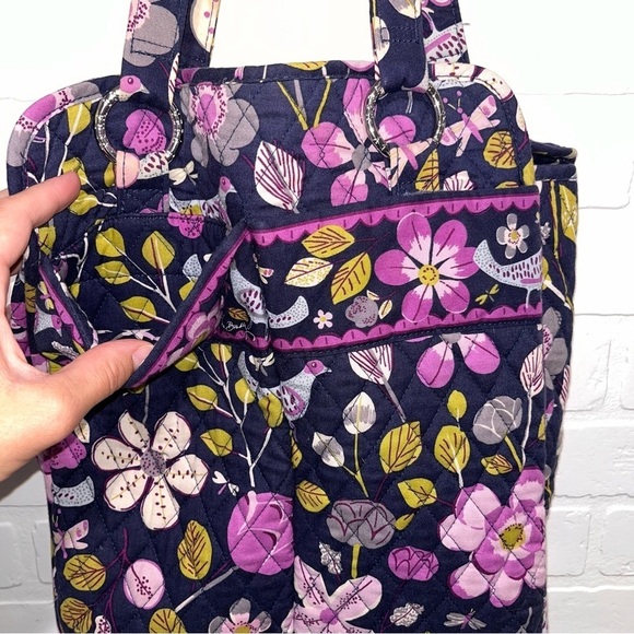 Vera Bradley Shoulder Tote Bag w/Two Magnetic Front Pocket - Picture 4 of 15